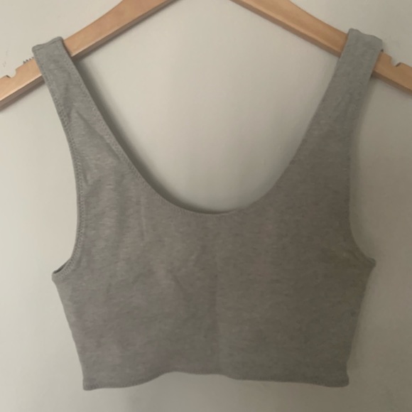 NWT Wilfred Heather Grey Crop - Picture 3 of 4